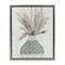 Stupell Industries Boho Wheat in Vase Floater Framed Canvas Wall Art Design by Susan Jill